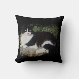 Königin des Garten-Katzen-Wurfs-Kissens Kissen