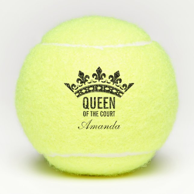 Königin des Gerichts Tennisbälle (Vorderseite)