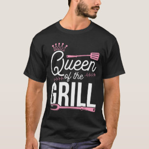 Königin des Grills Räucherfleisch Bbq Byrbecue T-Shirt