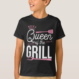 Königin des Grills Räucherfleisch Bbq Byrbecue T-Shirt