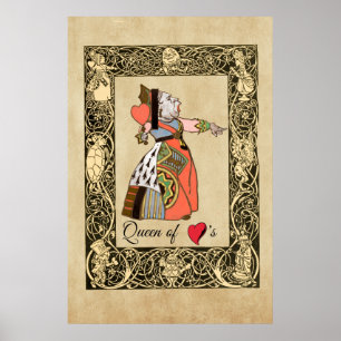 Königin des Herzens, Alice's Adventures in Wunderl Poster