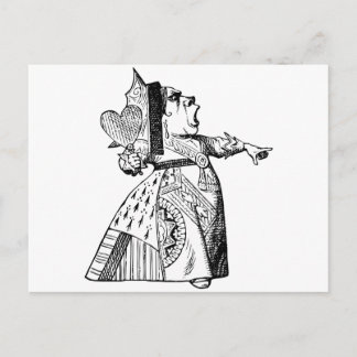 Königin des Herzens - Aus mit ihrem Kopf! Postkarte