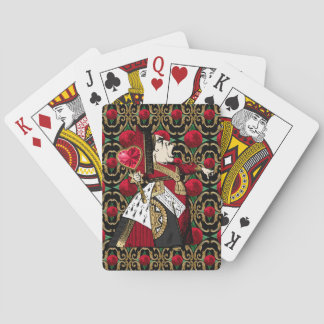 Königin des Herzens, die Karten spielen Spielkarten