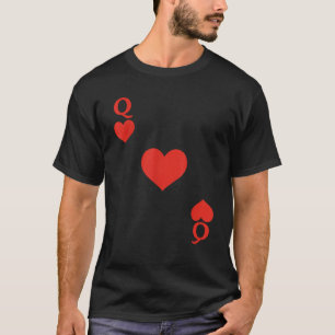 Königin des Herzens Halloween-Decke der Karten Ma T-Shirt