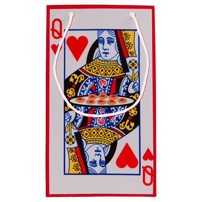 Königin des Herzens Kleine Geschenktüte (Rückseite)