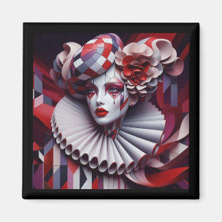 "Königin des Herzens - Kunstmagazin" Magnet