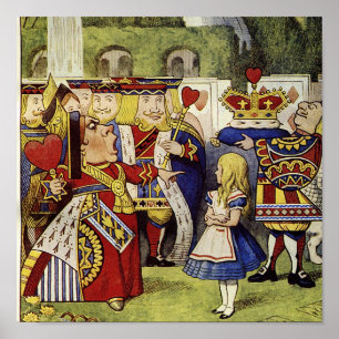 Königin des Herzens, Leinwand Poster