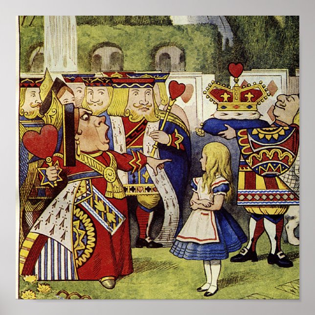 Königin des Herzens, Leinwand Poster (Vorne)