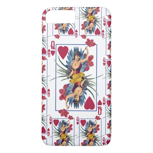 Königin des Herzens und der Blume Case-Mate iPhone Hülle (Rückseite)