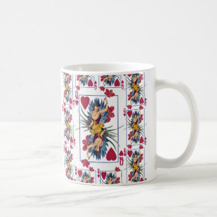 Königin des Herzens und der Blume Tasse