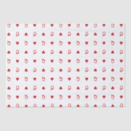 Königin des Herzens Valentinstag Moderne Karte Seidenpapier