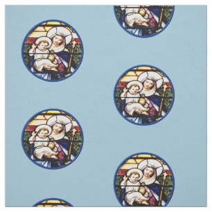 Königin des Himmels-u. Baby-Jesus-Gewebes Stoff