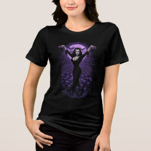 Königin des Internets - Gotisches Vampire-Shirt Tri-Blend Shirt
