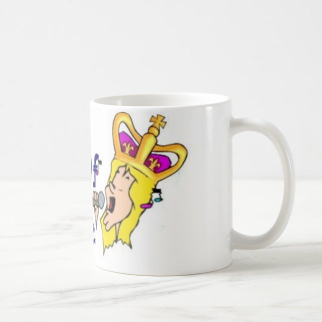 Königin des Karaokes Kaffeetasse (Rechts)