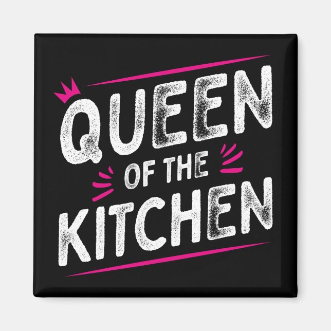 Königin des Küchenmagneten Magnet (Vorne)