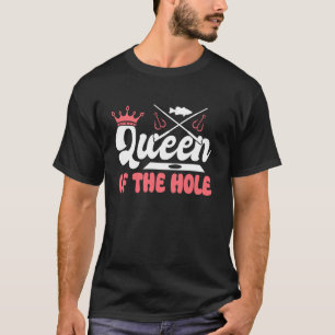 Königin des Lochs Eisfischen T-Shirt