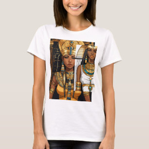 Königin des Nils: ägyptisch-Inspiriertes Frauentri T-Shirt