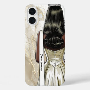 Königin des Schönheitswettbewerbs Handyhülle Golde iPhone 16 Plus Hülle
