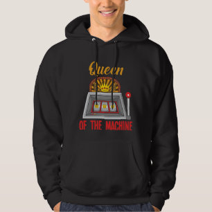 Königin des Spielautomaten Gambler Casino Frau Hoodie