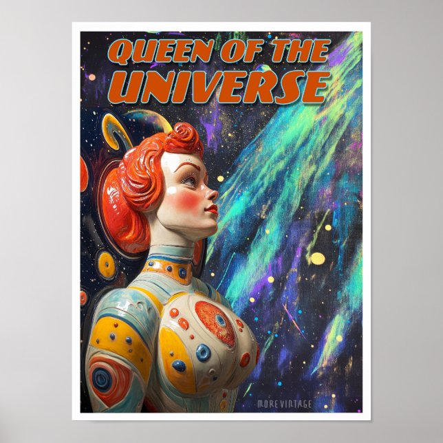 KÖNIGIN DES UNIVERUMS-SCI-FI-DRUCKS POSTER (Vorne)