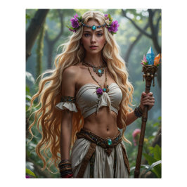 Königin des Waldposters Poster