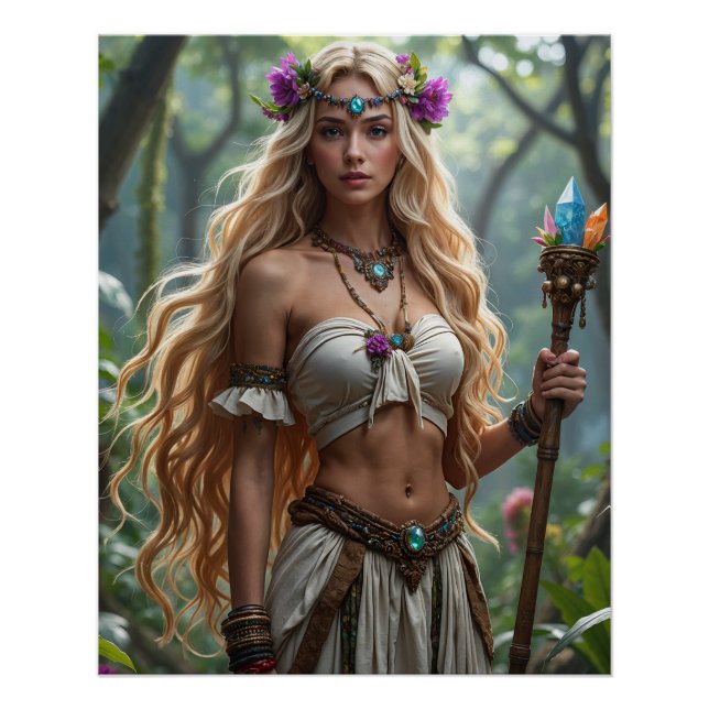 Königin des Waldposters Poster (Vorderseite)