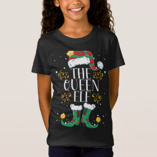Königin Elf Matching Familie Weihnachten Pajama T-Shirt