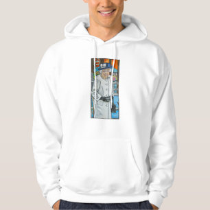 Königin Elisabeth am Bahnhof Paddington Hoodie