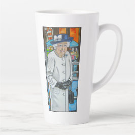 Königin Elisabeth am Bahnhof Paddington Milchtasse