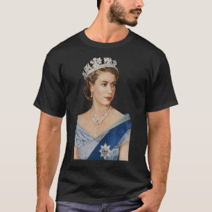Königin Elisabeth II. Britische Kronenkönigin E T-Shirt