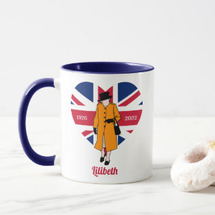 Königin Elisabeth II. Königin des Herzens Tasse