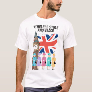 Königin Elisabeth II. - Zeitloser Stil und Grace. T-Shirt