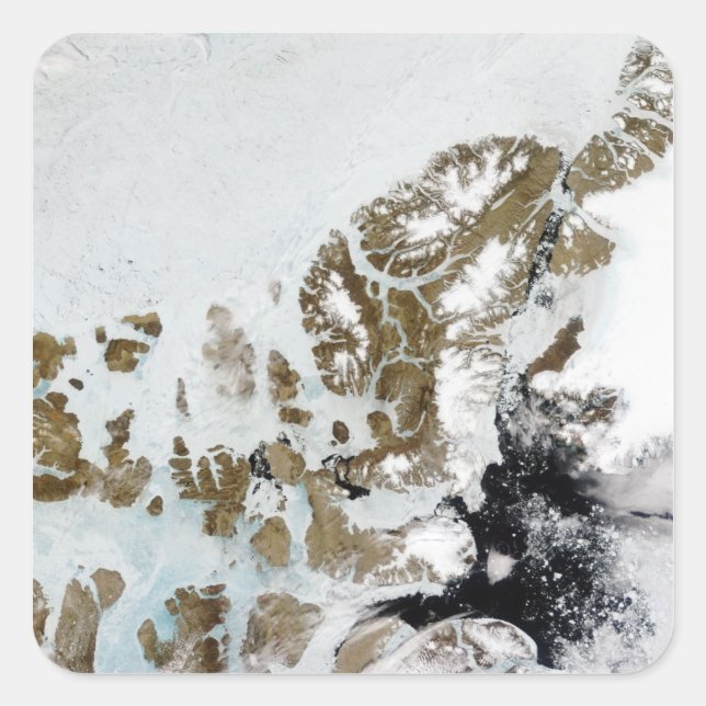 Königin Elisabeth Islands 2 Quadratischer Aufkleber (Vorderseite)