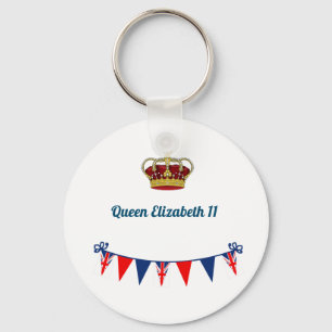 Königin Elizabeth 11 Schlüsselanhänger