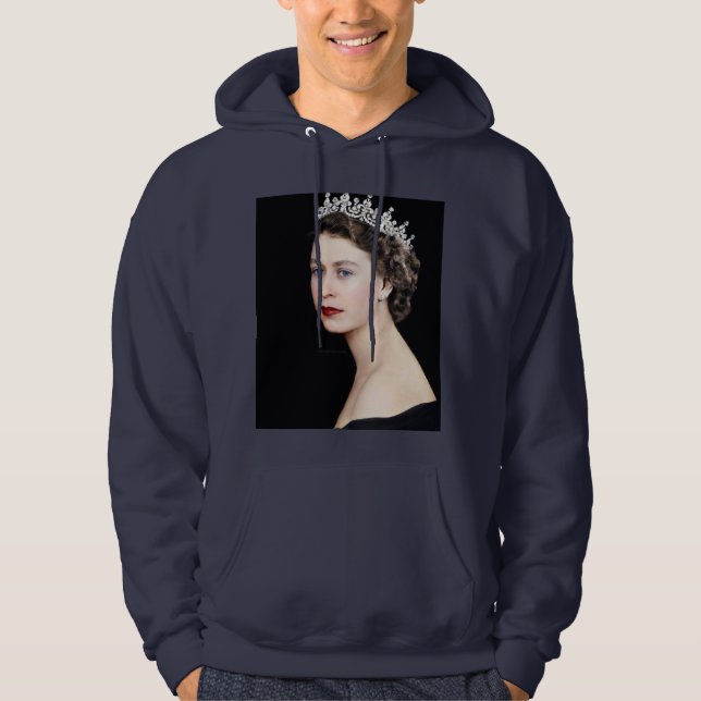 Königin elizabeth 2 hoodie (Vorderseite)