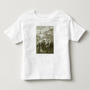 Königin Elizabeth, der London betritt Kleinkind T-shirt