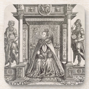 Königin Elizabeth I (1533-1603) als Gönner von Getränkeuntersetzer