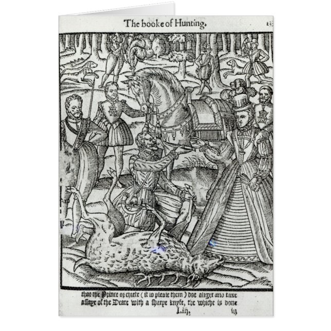 Königin Elizabeth I an einer Hirschjagd (Vorne)