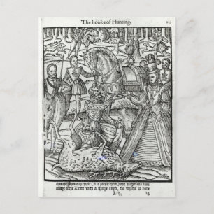 Königin Elizabeth I. bei einer Jungtierjagd Postkarte