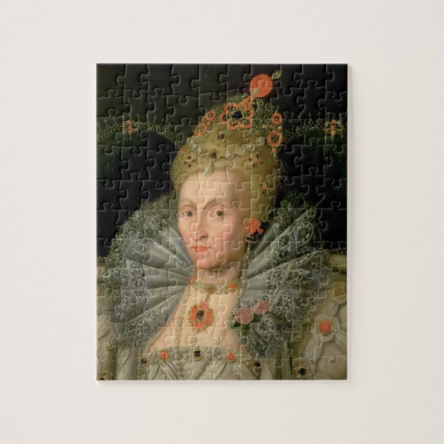 Königin Elizabeth I (Fehlschlaglängenporträt) Puzzle (Vertikal)