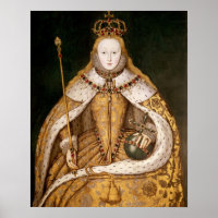 Königin Elizabeth I. in Coronation Robes