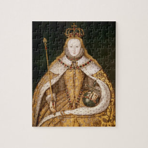 Königin Elizabeth I. in Coronation Robes Puzzle