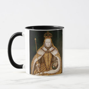 Königin Elizabeth I in den Krönungs-Roben Tasse