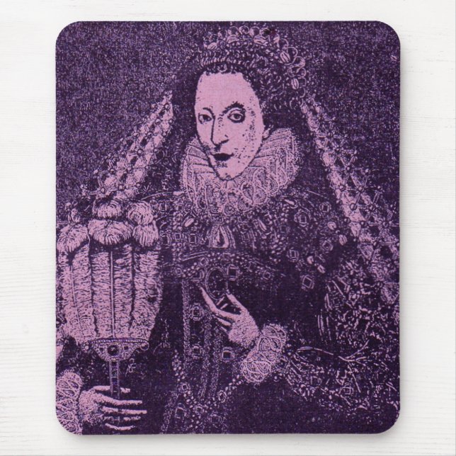 Königin Elizabeth I. in Lavendel Mousepad (Vorne)
