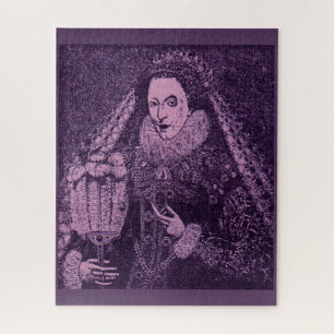 Königin Elizabeth I. in Lavendel Puzzle