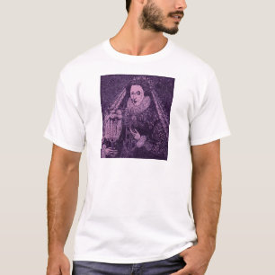 Königin Elizabeth I. in Lavendel T-Shirt