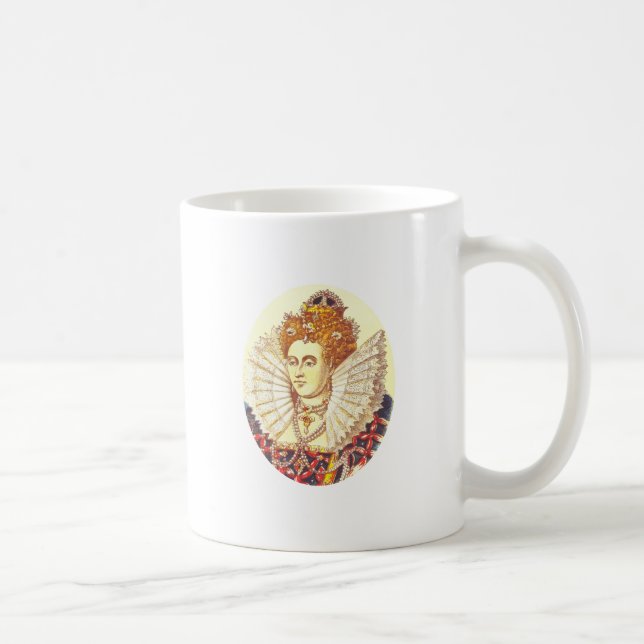 Königin Elizabeth I, QE1, das erste Kaffeetasse (Rechts)