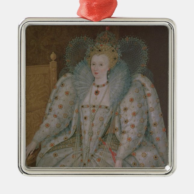Königin Elizabeth I von England und von Irland Ornament Aus Metall (Vorne)