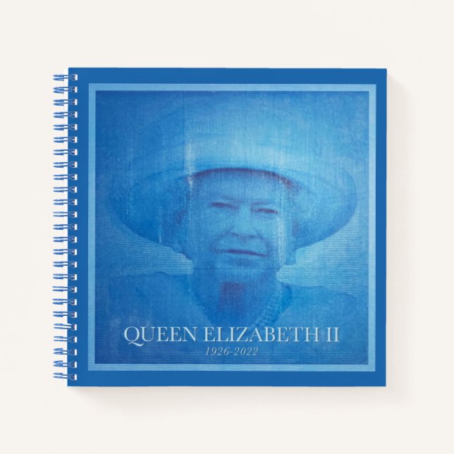 Königin Elizabeth II 1926-2022 Notizbuch (Vorderseite)