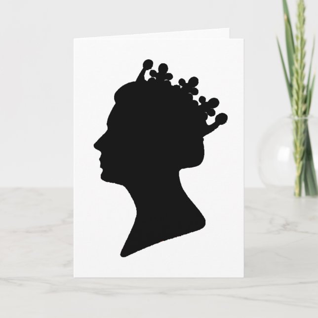 Königin Elizabeth II Karte (Vorderseite)